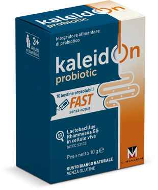KALEIDON PROBIOTIC FAST BIANCO NATURALE 10 BUSTE OROSOLUBILI - farmaciaverde.it