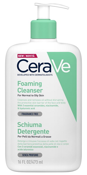CERAVE SCHIUMA DETERGENTE VISO 473 ML - farmaciaverde.it