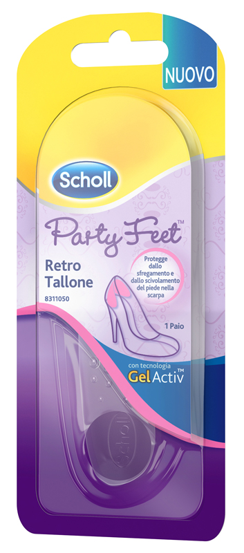 PLANTARE ORTOPEDICO PER RETRO TALLONE PARTY FEET SCHOLL GEL ACTIV 1 PAIO - farmaciaverde.it