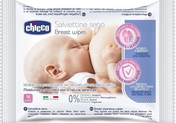 CHICCO SALVIETTE DETERGENTI PER IL SENO 16 PEZZI - farmaciaverde.it