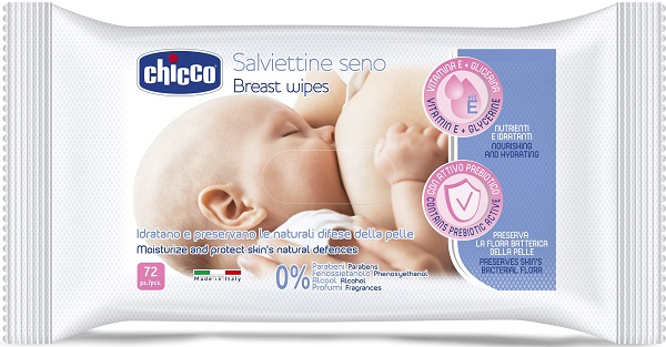 CHICCO SALVIETTE DETERGENTI PER IL SENO 72 PEZZI - farmaciaverde.it