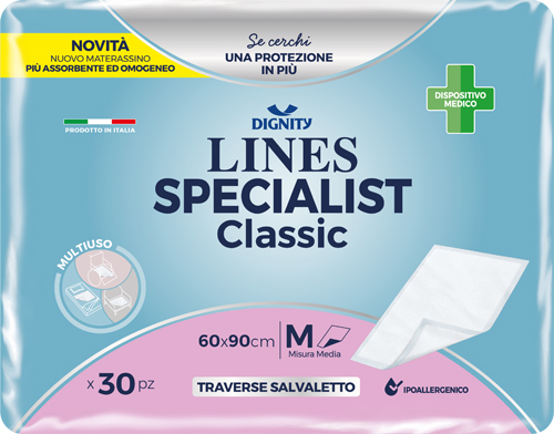 TRAVERSA LINES SPECIALIST CLASSIC 60X90CM TP 30 PEZZI - farmaciaverde.it