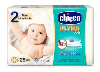 CHICCO PANNOLINO ULTRA CHICCHO MINI 25 X 10 - farmaciaverde.it
