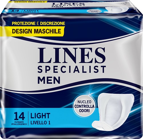 PANNOLONI LINES SPECIALIST MEN LIVELLO 1 14 PEZZI - farmaciaverde.it