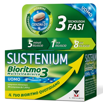 SUSTENIUM BIORITMO3 UOMO ADULTO 30 COMPRESSE - farmaciaverde.it