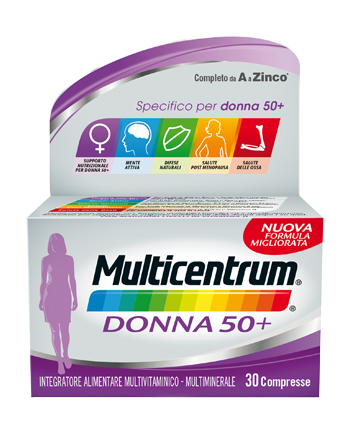 MULTICENTRUM DONNA 50+ 60 COMPRESSE - farmaciaverde.it