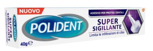 POLIDENT SUPER TENUTA+SIGILLANTE ADESIVO PROTESI DENTALE 40 G - farmaciaverde.it