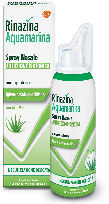 RINAZINA AQUAMARINA ISOTONICA ALOE SPRAY NEBULIZZAZIONE DELICATA 100 ML - farmaciaverde.it