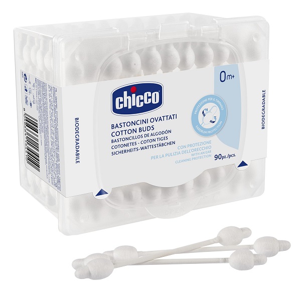 CHICCO BASTONCINI COTONATI 90 PEZZI - farmaciaverde.it