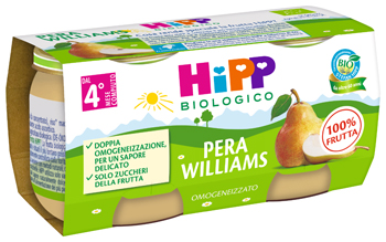 HIPP BIO OMOGENEIZZATO PERA WILLIAMS 2 X 80 G - farmaciaverde.it
