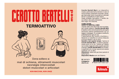 BERTELLI CEROTTO MED GRANDE 24 X 16 CM - farmaciaverde.it