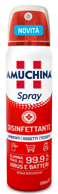 AMUCHINA SPRAY AMBIENTI OGGETTI TESSUTI 100 ML - farmaciaverde.it