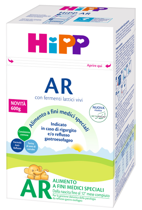 HIPP LATTE ANTIREFLUSSO CON METAFOLINA 600 G - farmaciaverde.it