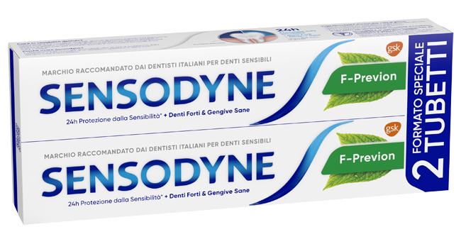SENSODYNE F PREVION 2 X 75 ML - farmaciaverde.it