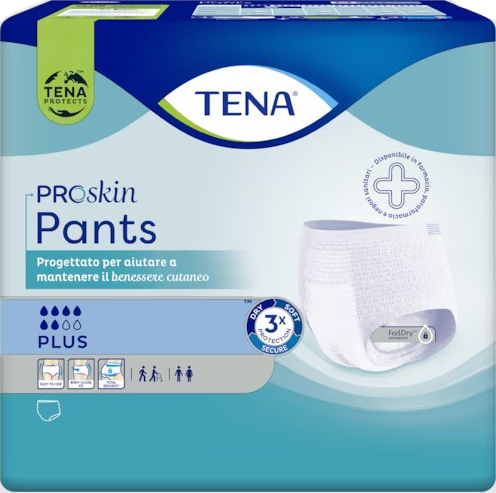 PANNOLONE PER INCONTINENZA TENA PANTS PLUS EXTRALARGE 12 PEZZI - farmaciaverde.it