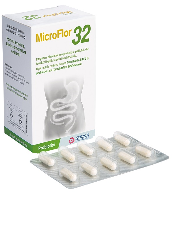 MICROFLOR 32 60 CAPSULE VEGETALI - farmaciaverde.it