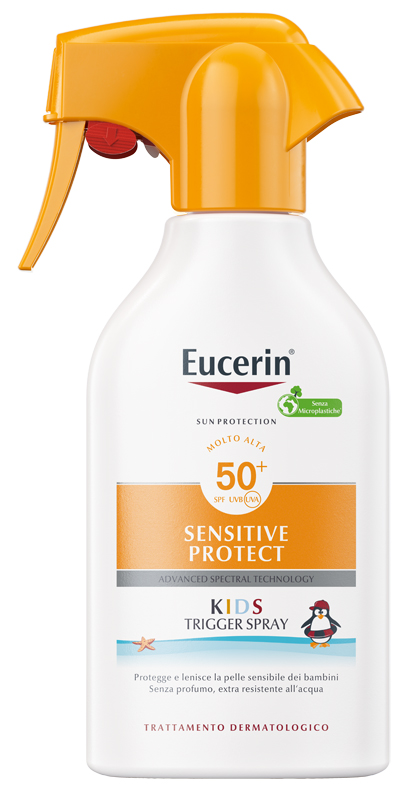 EUCERIN SUN KIDS SENSITIVE PROTECT SPF50+ TRIGGER SPRAY 250 ML - farmaciaverde.it