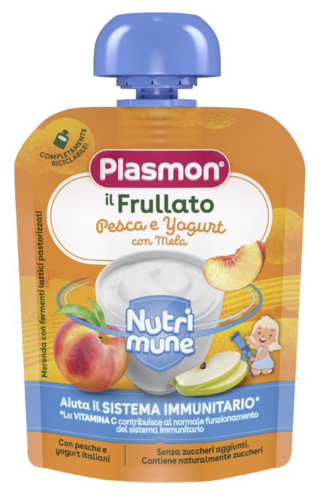 PLASMON NUTRI-MUNE PESCA/YOGURT CON MELA 85 G - farmaciaverde.it