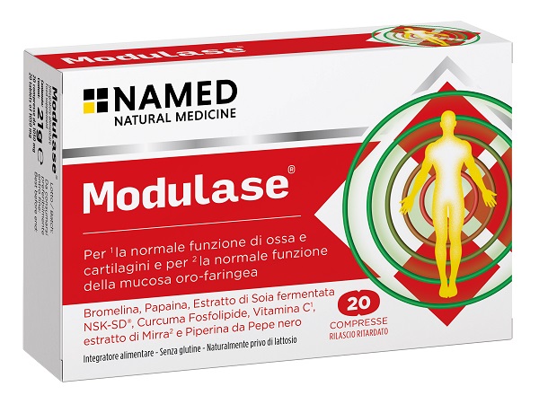 MODULASE 20 COMPRESSE RILASCIO RITARDATO SENZA GLUTINE NATURALMENTE PRIVO DI LATTOSIO - farmaciaverde.it