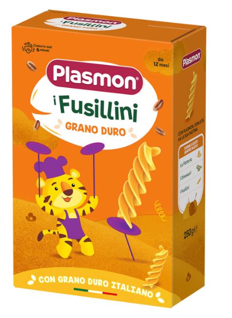PLASMON PASTA FUSILLINI GRANO DURO 250 G - farmaciaverde.it