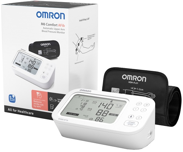 SFIGMOMANOMETRO DA BRACCIO OMRON M6 COMFORT AFIB - farmaciaverde.it