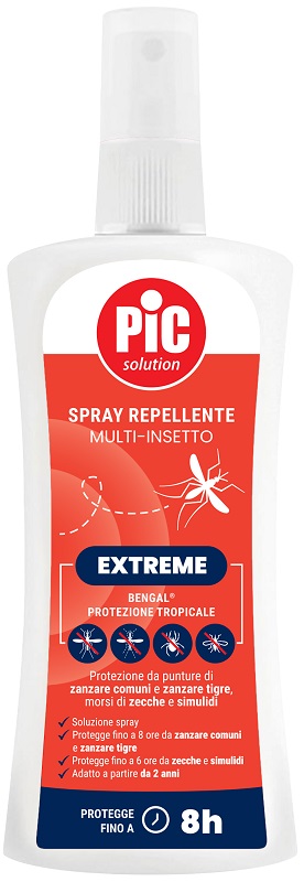 PIC SOLUTION BENGAL EXTREME PROTEZIONE TROPICALE SPRAY REPELLENTE MULTI INSETTO 100 ML - farmaciaverde.it