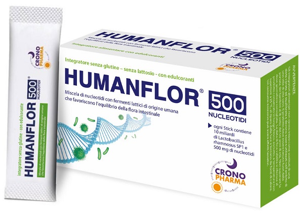 HUMANFLOR 500 NUCLEOTIDI 8 STICK PACK - farmaciaverde.it