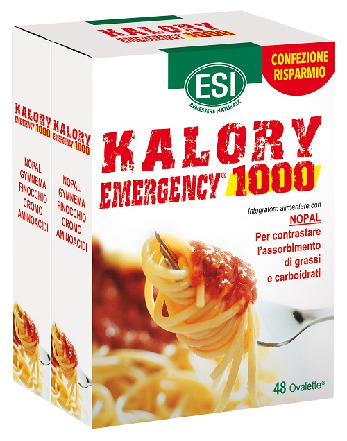 ESI KALORY EMERGENCY 1000 48 OVALETTE BIPACK - farmaciaverde.it
